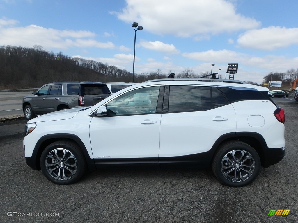 Summit White 2019 GMC Terrain SLT AWD Exterior Photo #132319029
