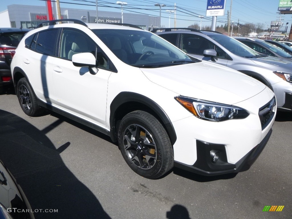2019 Crosstrek 2.0i Premium - Crystal White Pearl / Gray photo #1