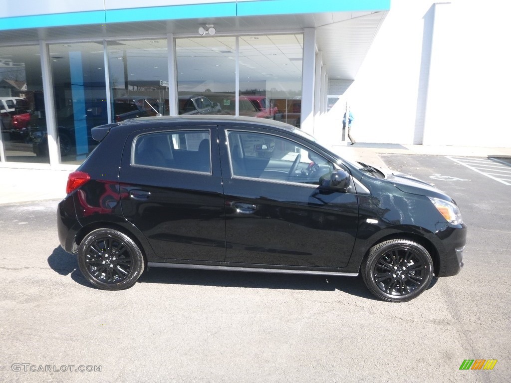 Mystic Black Metallic 2019 Mitsubishi Mirage LE Exterior Photo #132322472