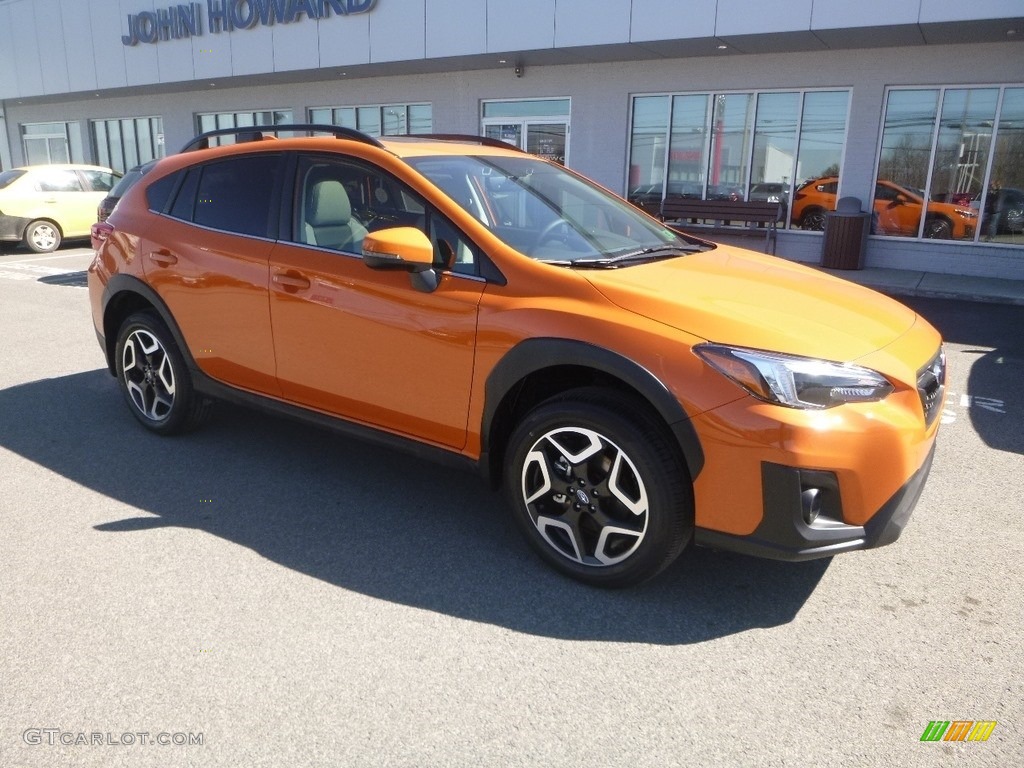 2019 Crosstrek 2.0i Limited - Sunshine Orange / Gray photo #1