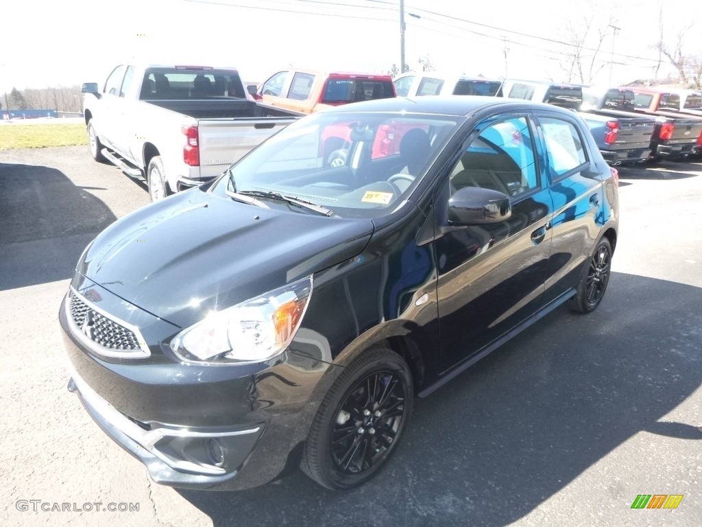 Mystic Black Metallic 2019 Mitsubishi Mirage LE Exterior Photo #132322619