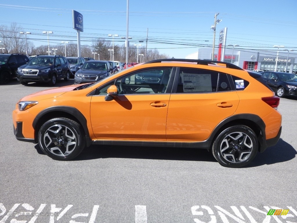 2019 Crosstrek 2.0i Limited - Sunshine Orange / Gray photo #7