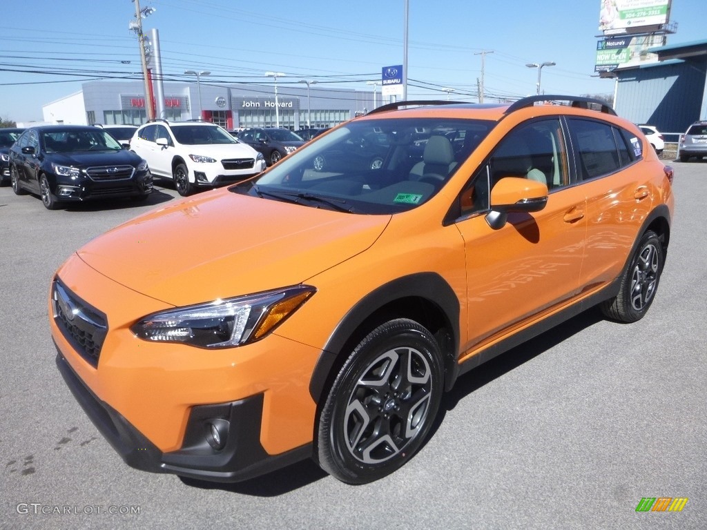 2019 Crosstrek 2.0i Limited - Sunshine Orange / Gray photo #8