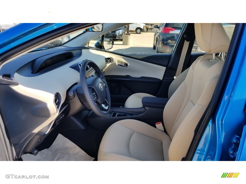 2019 Prius LE - Electric Storm Blue / Harvest Beige photo #2
