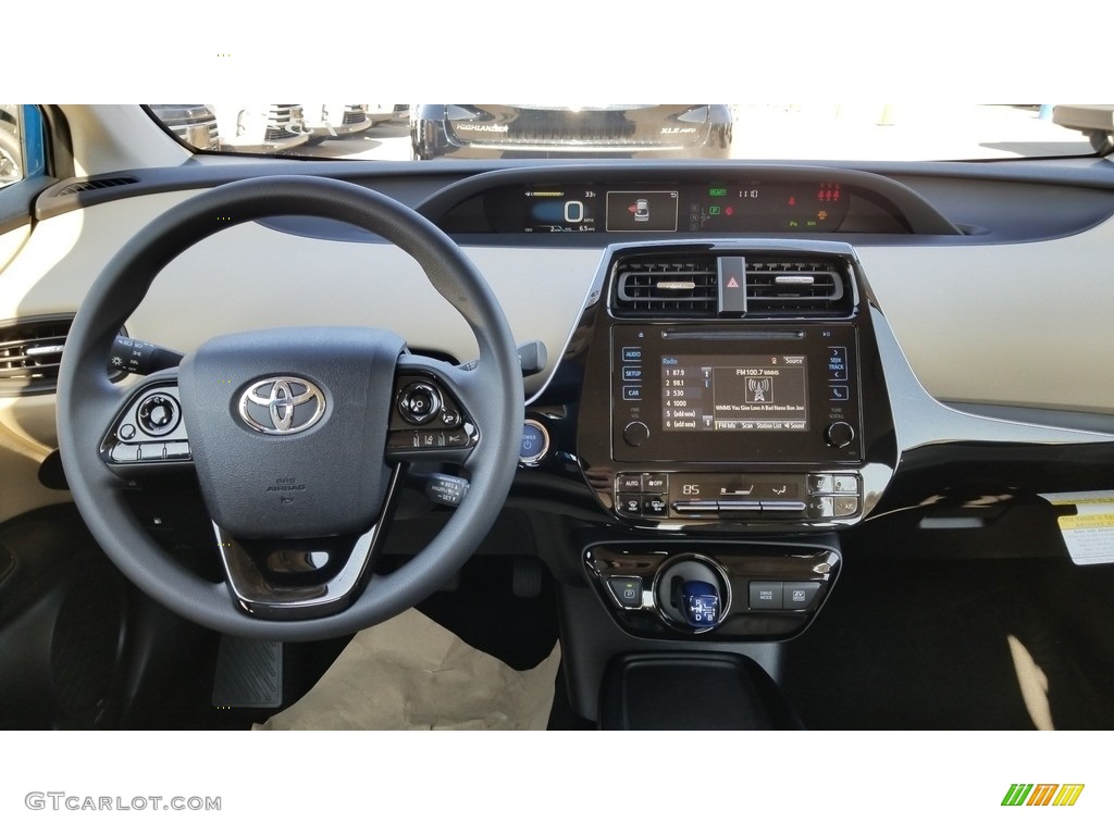 2019 Prius LE - Electric Storm Blue / Harvest Beige photo #4
