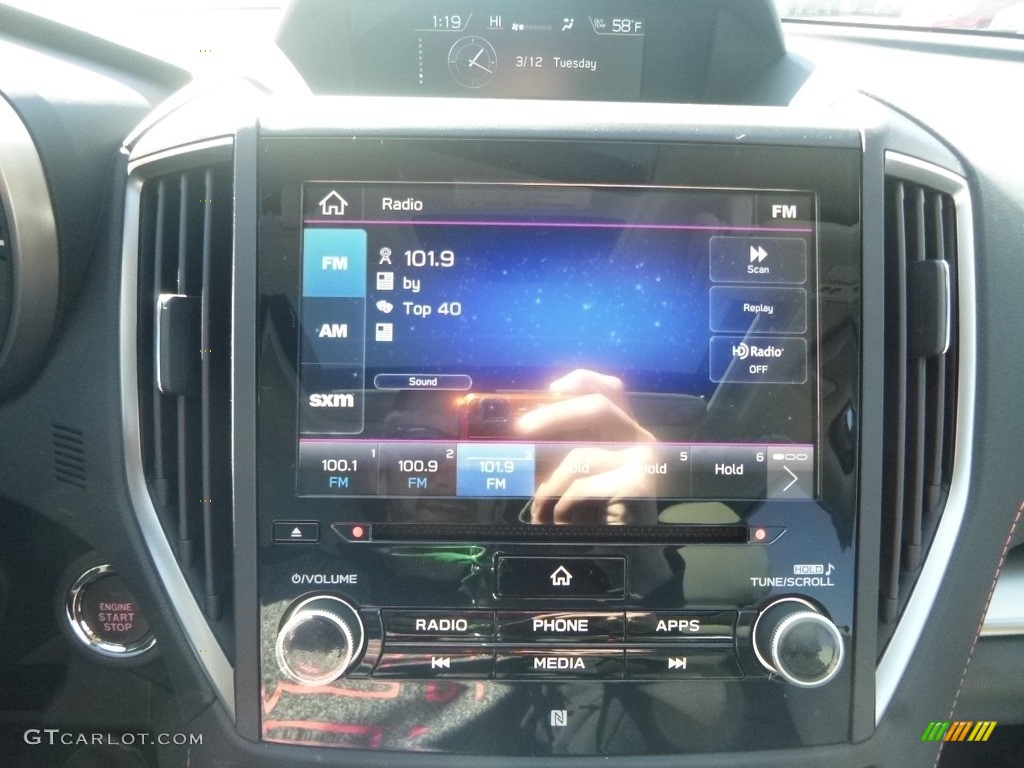 2019 Crosstrek 2.0i Limited - Sunshine Orange / Gray photo #16