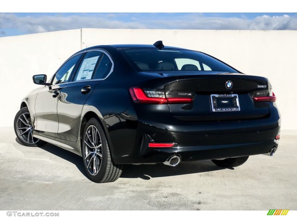 2019 3 Series 330i Sedan - Black Sapphire Metallic / Black photo #2