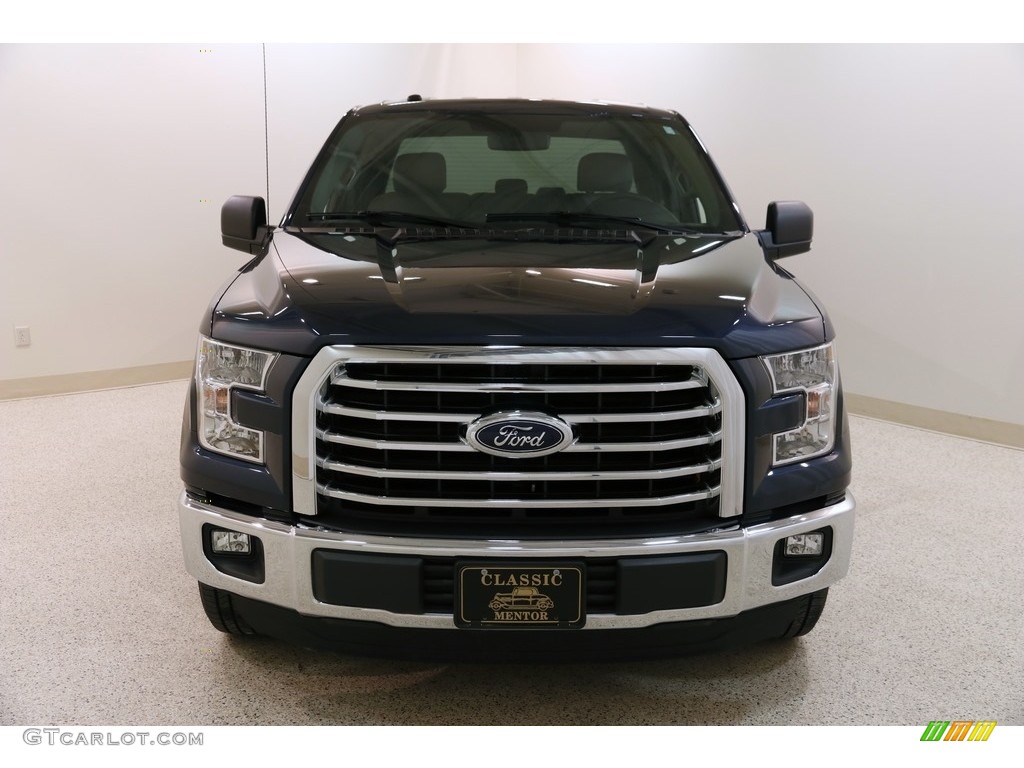 2016 F150 XLT SuperCab - Blue Jeans / Medium Earth Gray photo #2