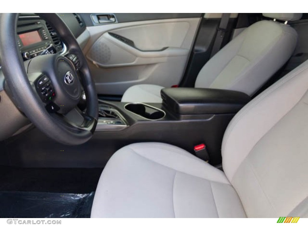 2014 Optima LX - Bright Silver / Gray photo #3