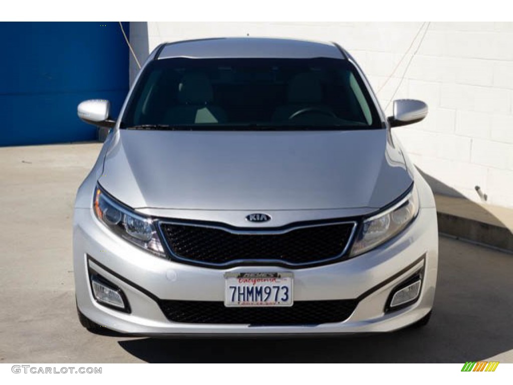 2014 Optima LX - Bright Silver / Gray photo #7