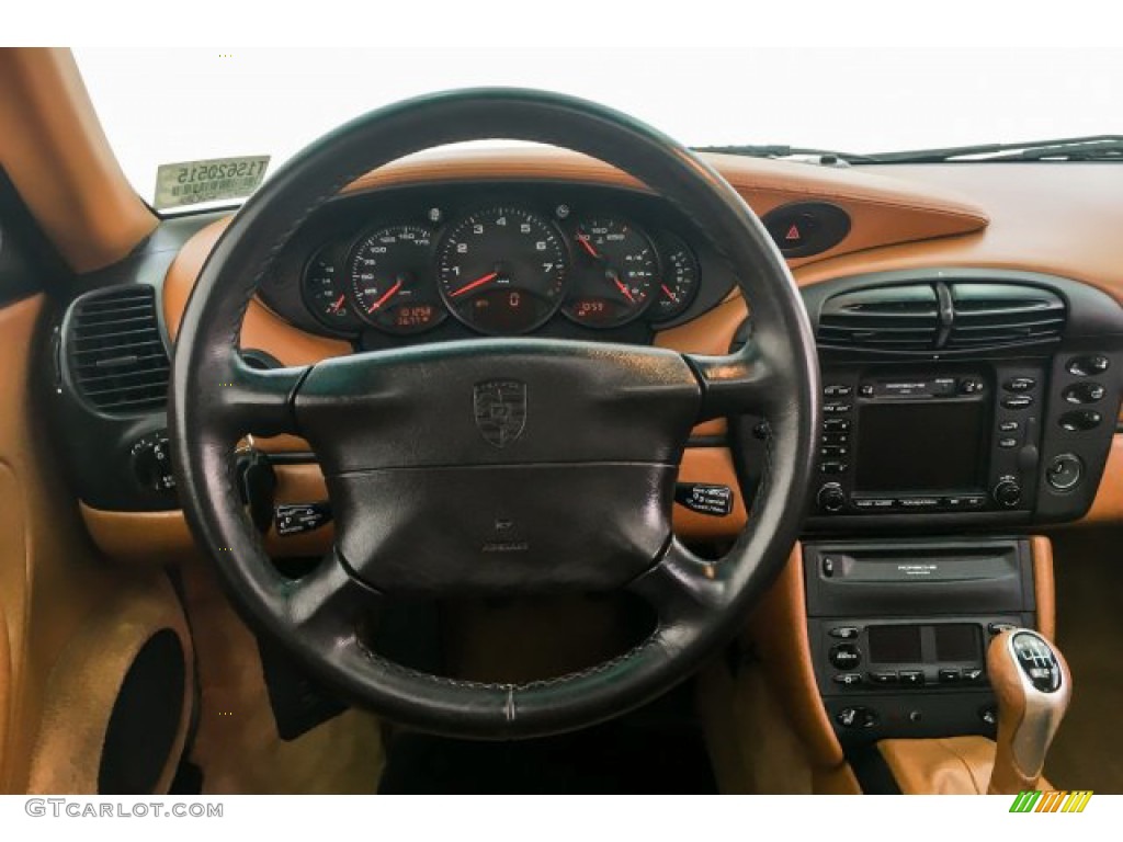 2001 911 Carrera 4 Coupe - Guards Red / Natural Brown photo #4