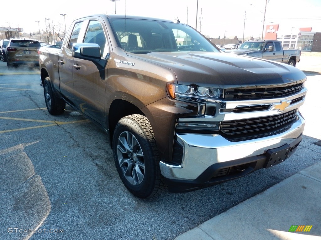 2019 Silverado 1500 LT Double Cab 4WD - Havana Brown Metallic / Jet Black photo #3