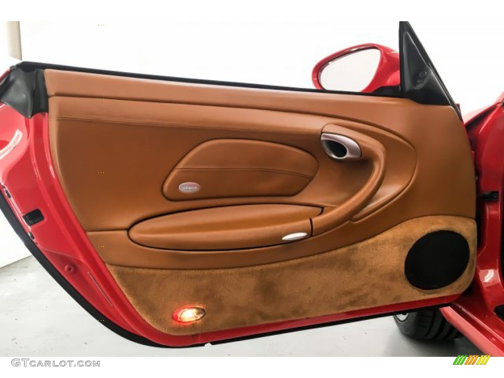 2001 911 Carrera 4 Coupe - Guards Red / Natural Brown photo #25