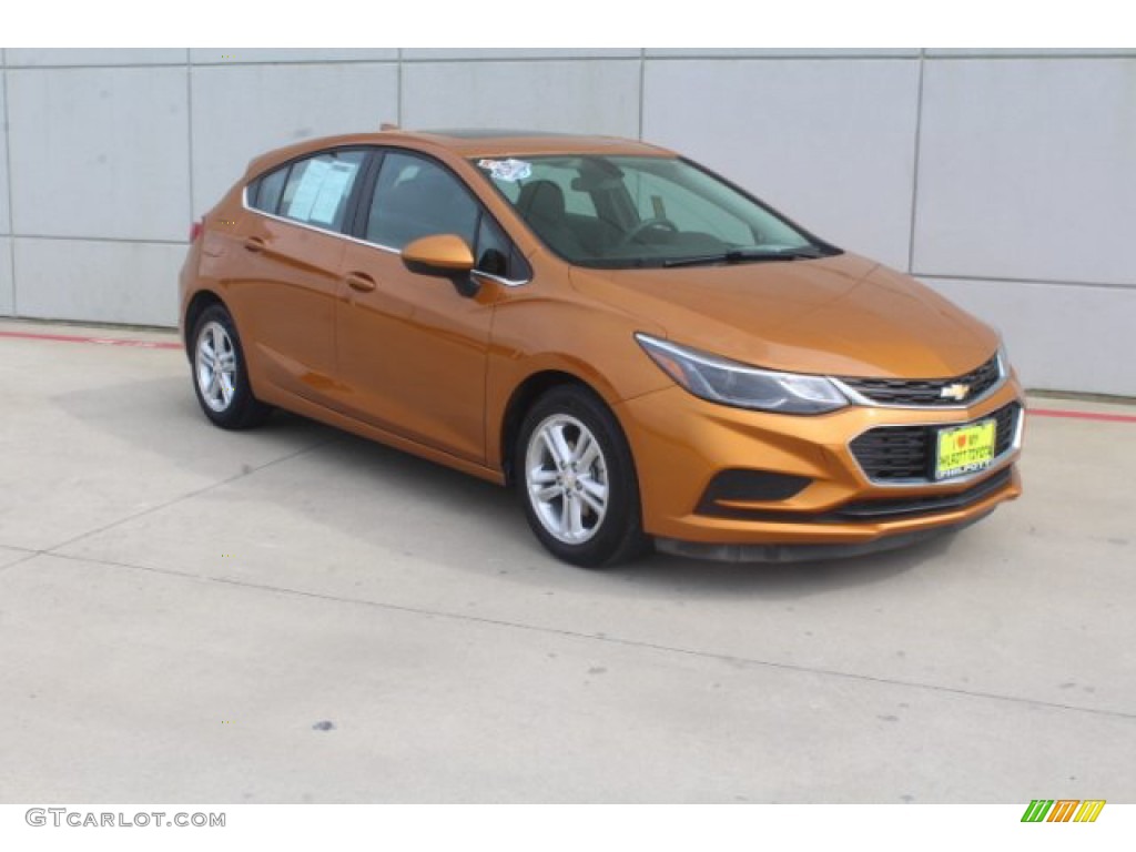 2017 Cruze LT - Orange Burst Metallic / Jet Black photo #2