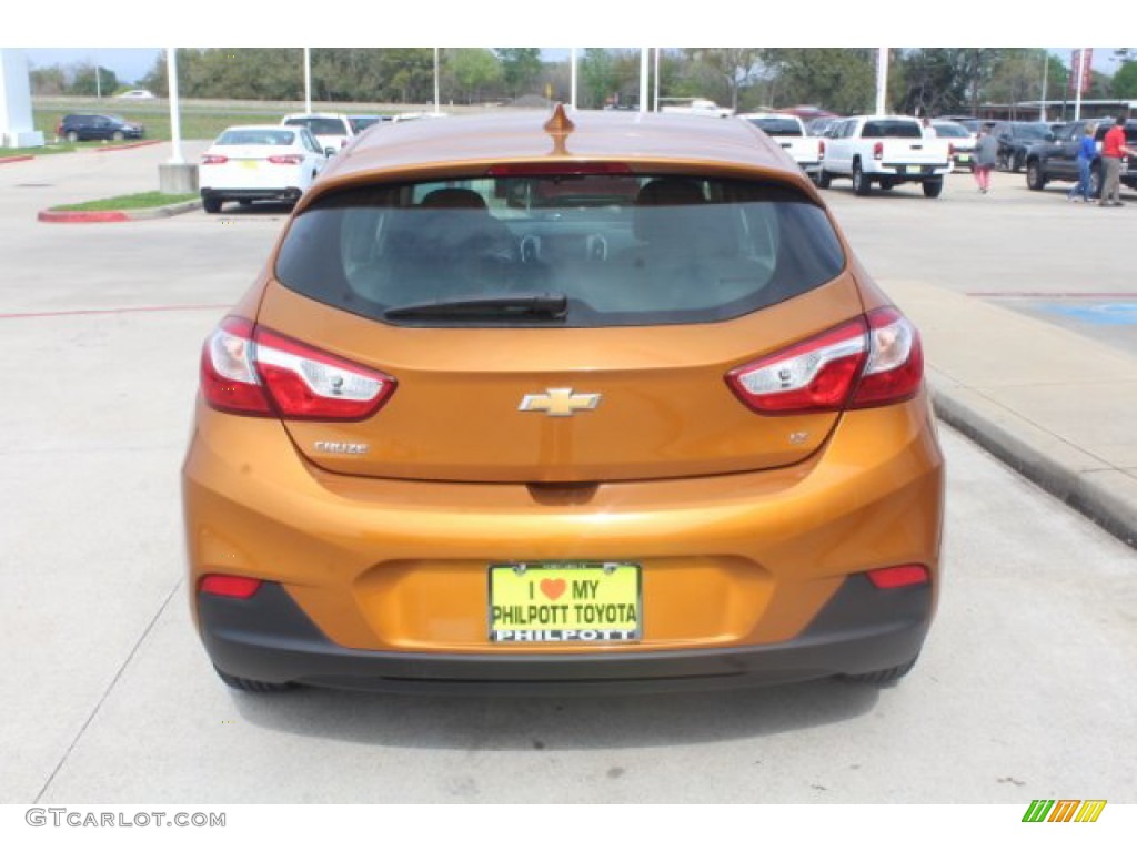 2017 Cruze LT - Orange Burst Metallic / Jet Black photo #7