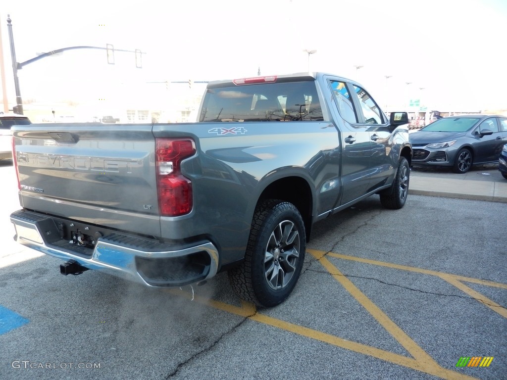 2019 Silverado 1500 LT Double Cab 4WD - Satin Steel Metallic / Jet Black photo #4