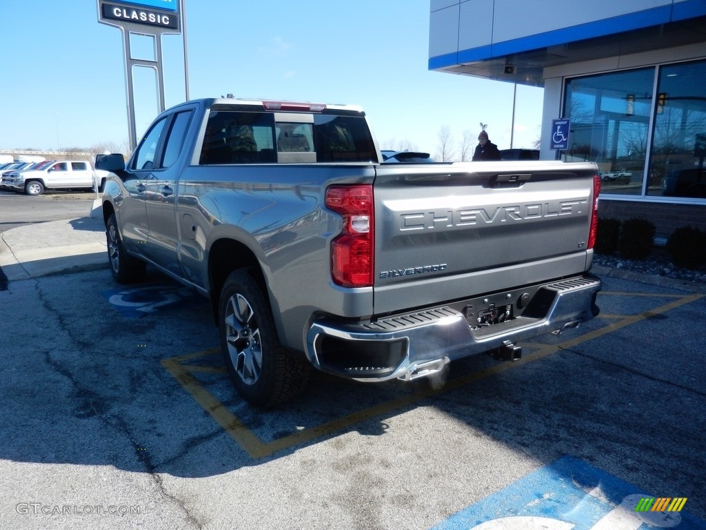 2019 Silverado 1500 LT Double Cab 4WD - Satin Steel Metallic / Jet Black photo #5