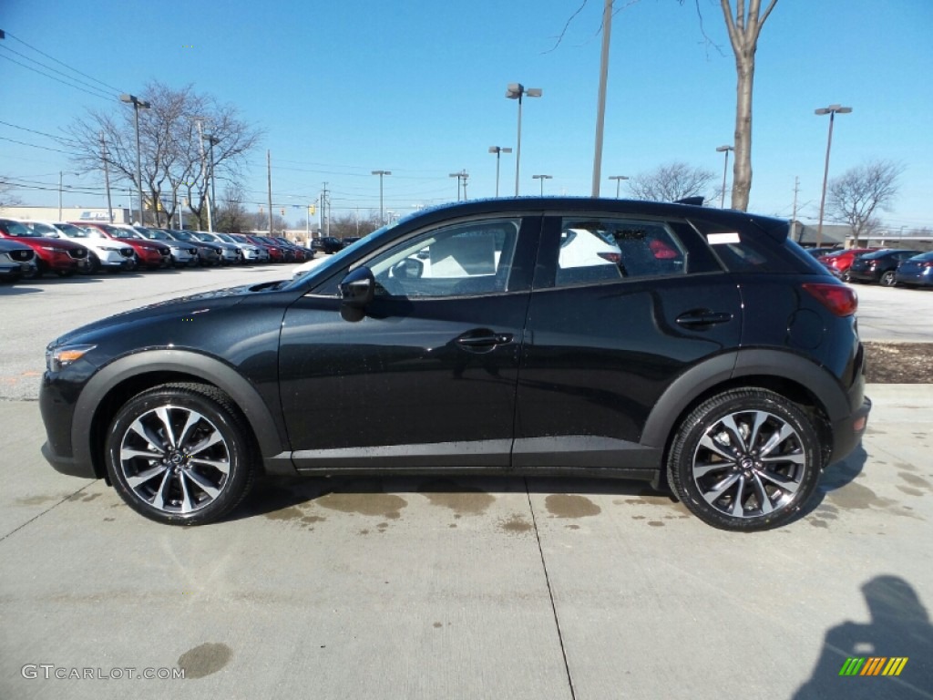 Jet Black Mica 2019 Mazda CX-3 Touring Exterior Photo #132329537