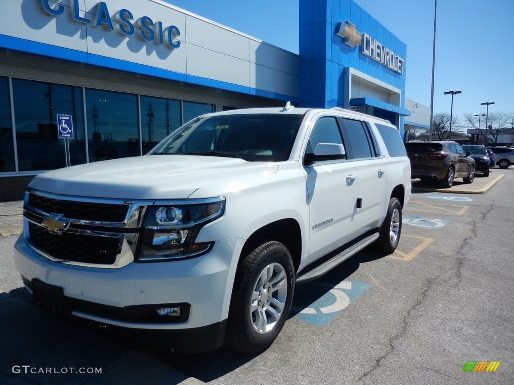 2019 Suburban LT 4WD - Summit White / Cocoa/Dune photo #1
