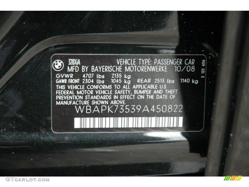 2009 3 Series 328xi Sedan - Black Sapphire Metallic / Black Dakota Leather photo #16