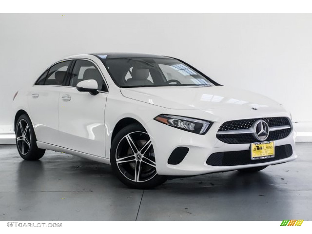 Polar White 2019 Mercedes-Benz A 220 Sedan Exterior Photo #132334246