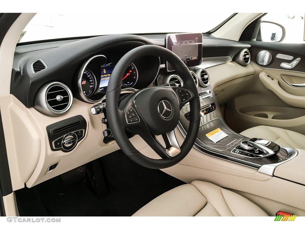 2019 GLC 350e 4Matic - Lunar Blue Metallic / Silk Beige/Black photo #4