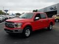 2018 Race Red Ford F150 XLT SuperCrew  photo #1