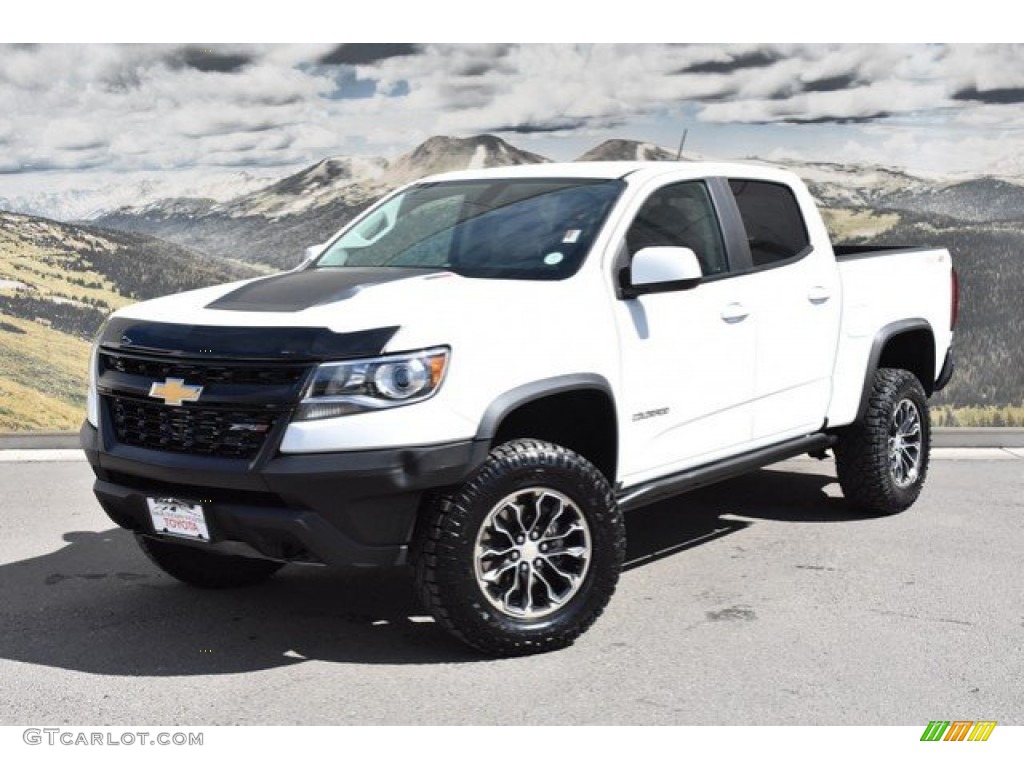 Summit White 2018 Chevrolet Colorado ZR2 Crew Cab 4x4 Exterior Photo #132337640