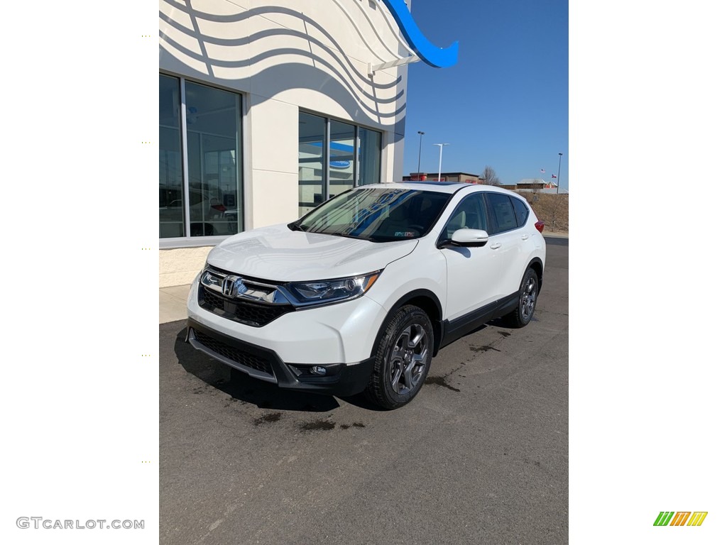 2019 CR-V EX AWD - Platinum White Pearl / Ivory photo #2