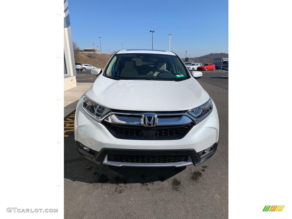 2019 CR-V EX AWD - Platinum White Pearl / Ivory photo #3