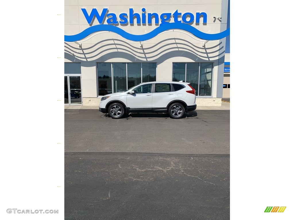 2019 CR-V EX AWD - Platinum White Pearl / Ivory photo #43