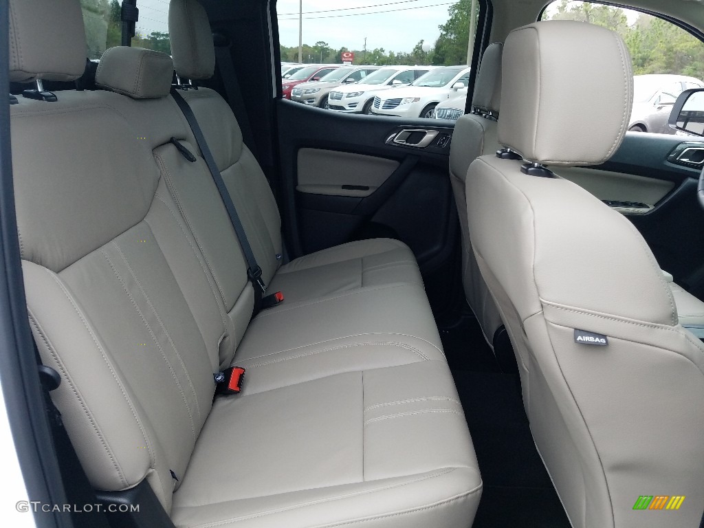 2019 Ford Ranger Lariat SuperCrew Rear Seat Photo #132339365