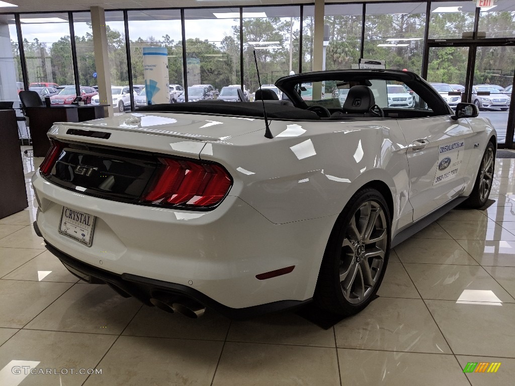 2019 Mustang GT Premium Convertible - Oxford White / Ebony photo #5