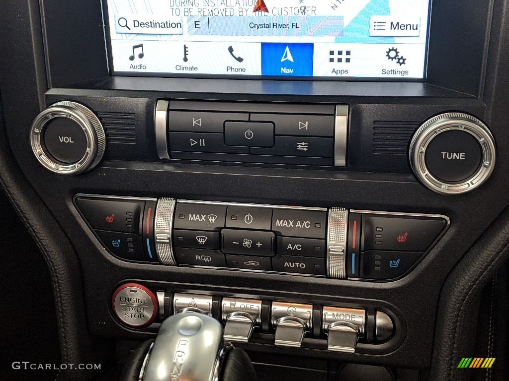 2019 Ford Mustang GT Premium Convertible Controls Photo #132340817