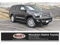 2019 Midnight Black Metallic Toyota Sequoia Platinum 4x4  photo #1