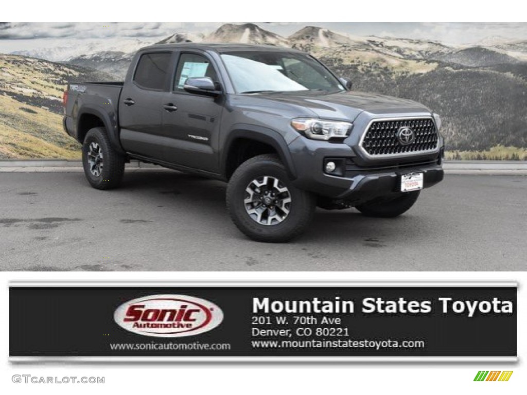 2019 Tacoma TRD Off-Road Double Cab 4x4 - Magnetic Gray Metallic / TRD Graphite photo #1