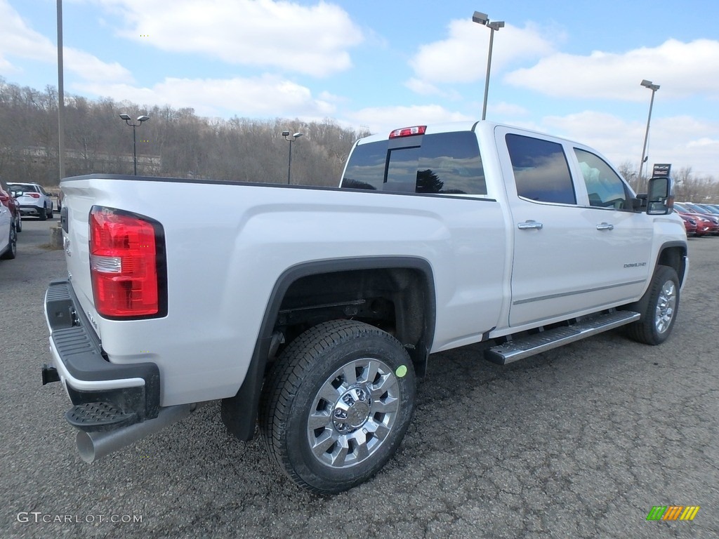 2019 Sierra 2500HD Denali Crew Cab 4WD - White Frost Tricoat / Jet Black photo #5