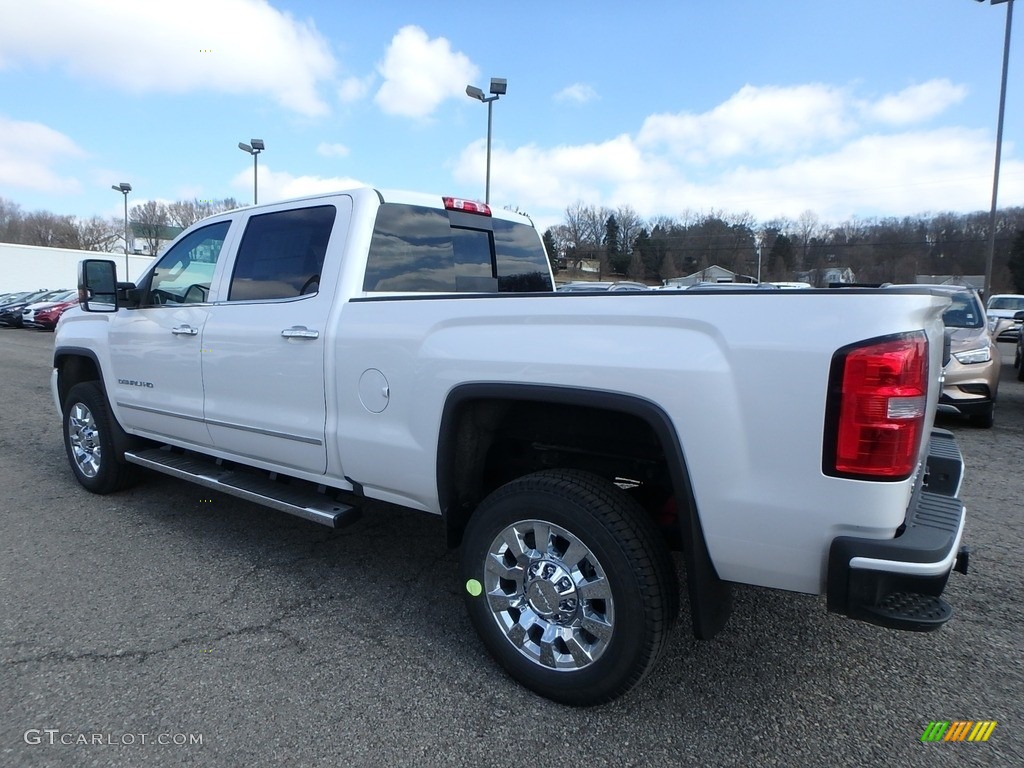 2019 Sierra 2500HD Denali Crew Cab 4WD - White Frost Tricoat / Jet Black photo #7