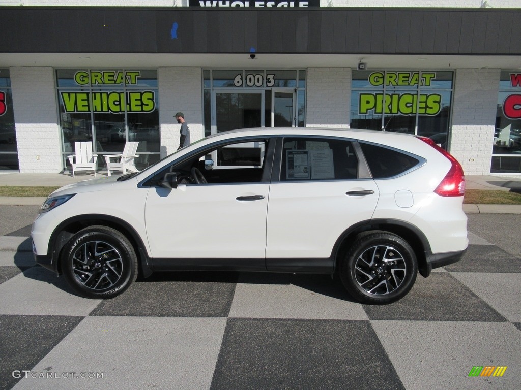 White Diamond Pearl Honda CR-V