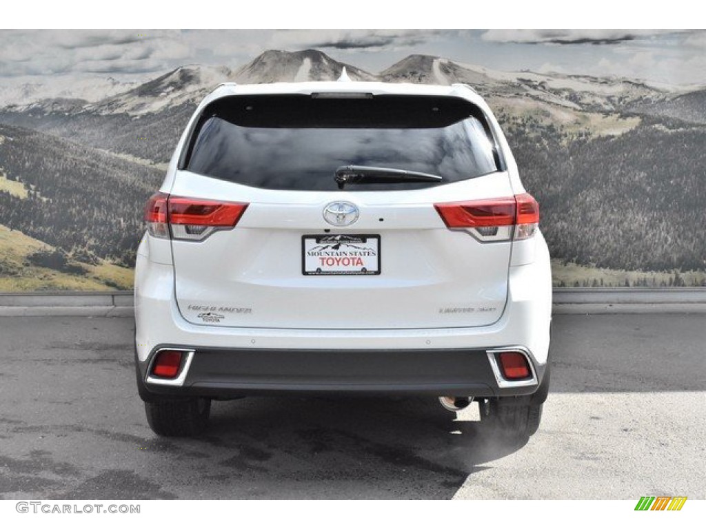 2019 Highlander Limited Platinum AWD - Blizzard Pearl White / Saddle Tan photo #4