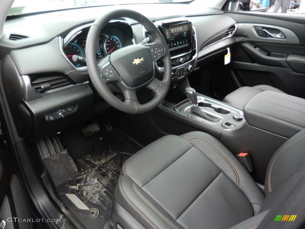 Jet Black Interior 2019 Chevrolet Traverse LT Photo #132345356