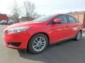 Race Red 2016 Ford Focus SE Sedan