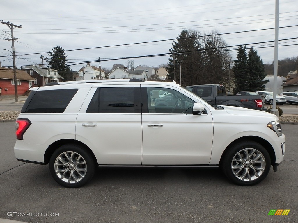White Platinum Metallic Tri-Coat 2019 Ford Expedition Limited 4x4 Exterior Photo #132345626