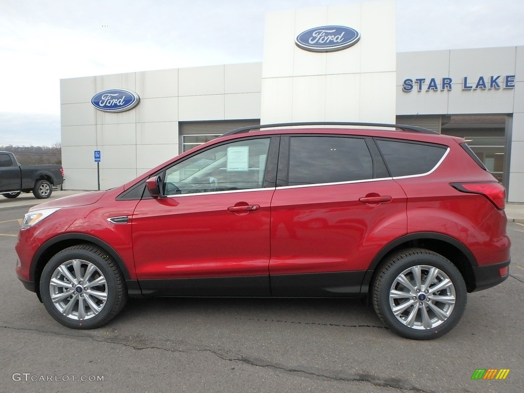 2019 Escape SEL 4WD - Ruby Red / Medium Light Stone photo #9