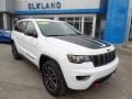 2017 Bright White Jeep Grand Cherokee Trailhawk 4x4  photo #3