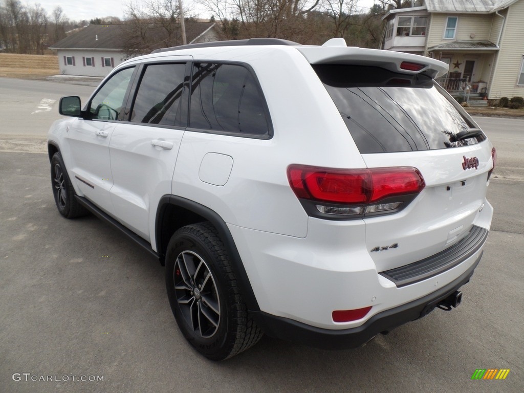 2017 Grand Cherokee Trailhawk 4x4 - Bright White / Black photo #7