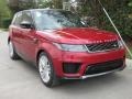 Front 3/4 View of 2019 Range Rover Sport HSE
