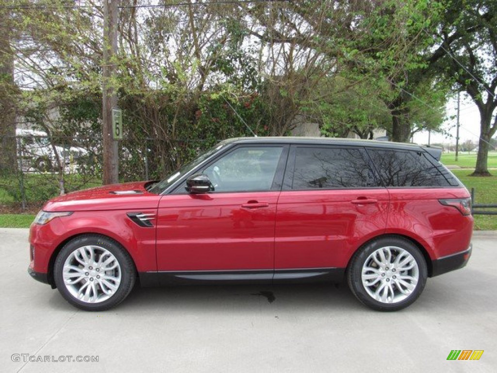 Firenze Red Metallic 2019 Land Rover Range Rover Sport HSE Exterior Photo #132348857