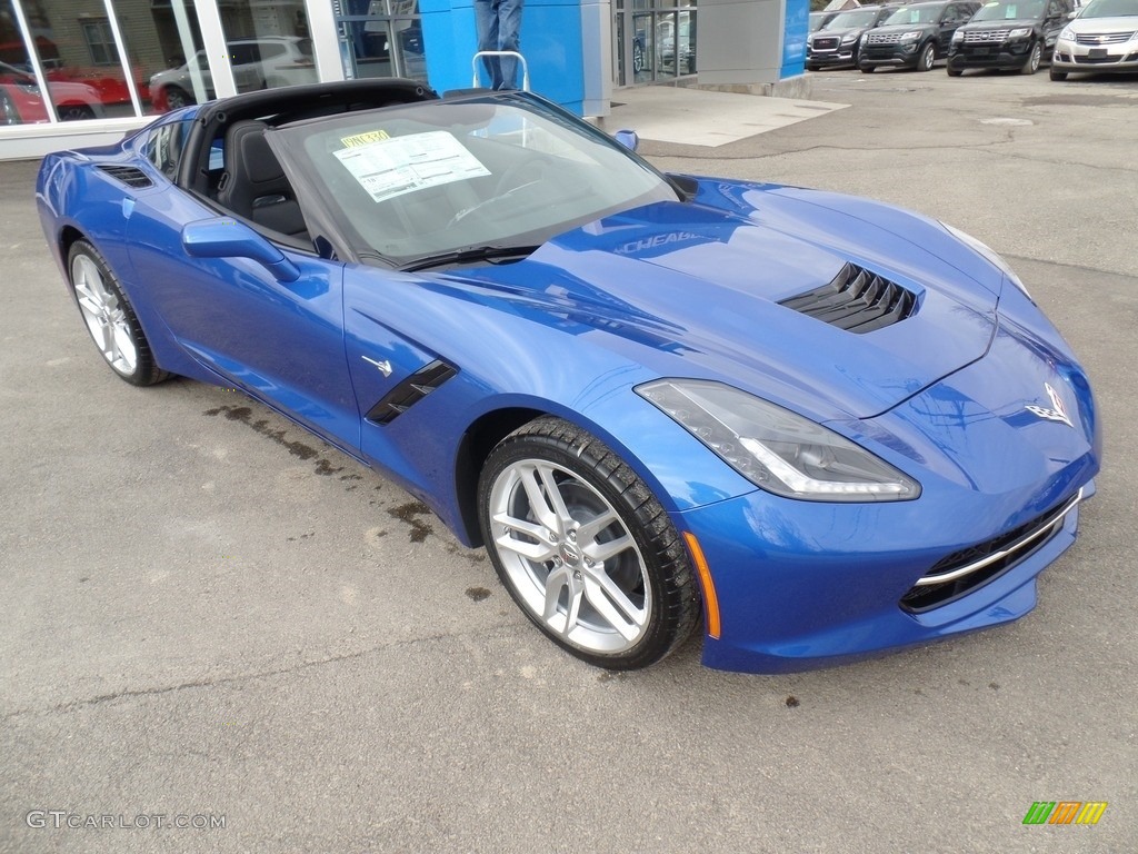 2019 Corvette Stingray Coupe - Elkhart Lake Blue Metallic / Black photo #5