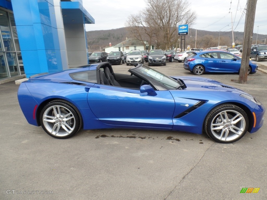 2019 Corvette Stingray Coupe - Elkhart Lake Blue Metallic / Black photo #6